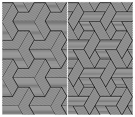 Set of Two B&W Seamless Patterns. Abstract Elements. Vector Illustration Stock Photo - Budget Royalty-Free & Subscription, Code: 400-07464834