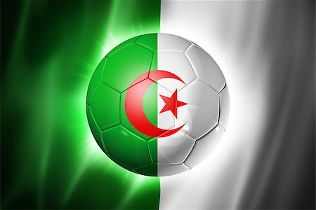 simsearch:400-04376814,k - 3D soccer ball with Algeria team flag, world football cup Brazil 2014 Fotografie stock - Microstock e Abbonamento, Codice: 400-07465715