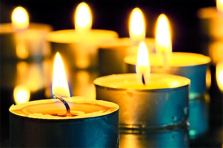 simsearch:622-06010002,k - bright flame burning small candles Stock Photo - Budget Royalty-Free & Subscription, Code: 400-07465743