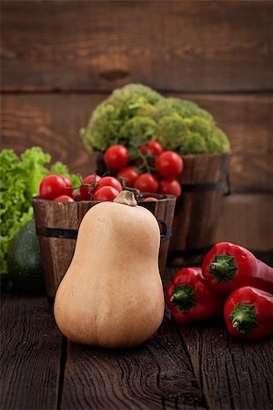 Fresh organic vegetables. Food background. Healthy food Stock Photo - Budget Royalty-Free & Subscription, Code: 400-07465807