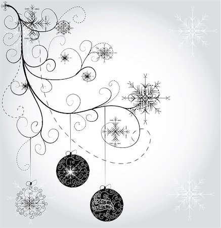 simsearch:400-04664804,k - Vector Christmas background Stockbilder - Microstock & Abonnement, Bildnummer: 400-07465905