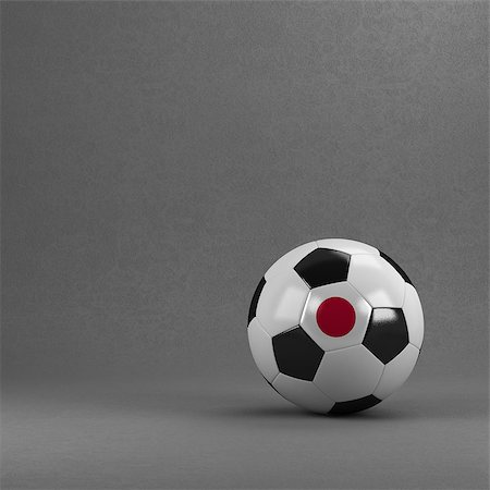 simsearch:400-07466039,k - Japanese soccer ball in front of plaster wall Foto de stock - Super Valor sin royalties y Suscripción, Código: 400-07466042