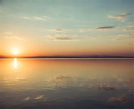 dynamicfoto (artist) - Beautiful late afternoon sunset at the beach Stockbilder - Microstock & Abonnement, Bildnummer: 400-07461723