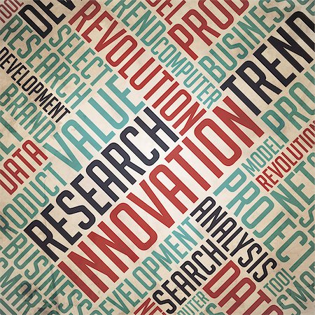 scientific research old - Research Innovation. Vintage Wordcloud. Stock Photo - Budget Royalty-Free & Subscription, Code: 400-07461812