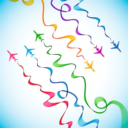 simsearch:400-04933857,k - airplane, vector abstract background Stock Photo - Budget Royalty-Free & Subscription, Code: 400-07462088