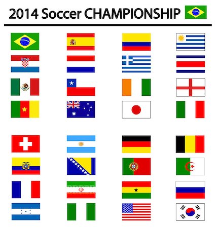 simsearch:400-07338591,k - soccer championship 2014 Fotografie stock - Microstock e Abbonamento, Codice: 400-07462788