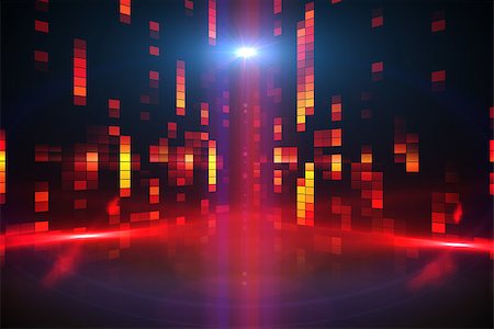 red laser beam - Digitally generated disco background in orange and red Stock Photo - Budget Royalty-Free & Subscription, Code: 400-07477139