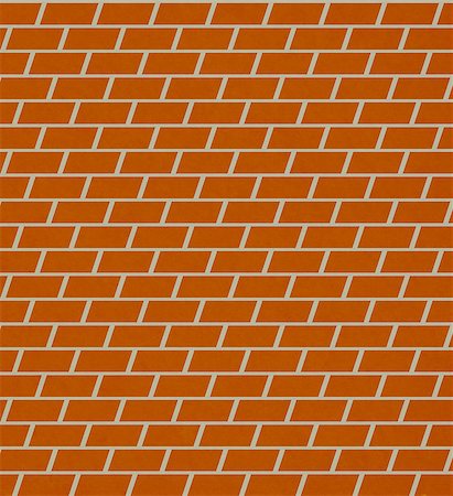 seamless orange brick pattern wall background Stock Photo - Budget Royalty-Free & Subscription, Code: 400-07477947