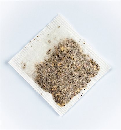 herbal tea bag laying on table, top view Stock Photo - Budget Royalty-Free & Subscription, Code: 400-07479467
