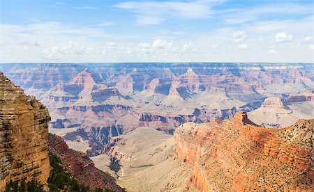 simsearch:400-04378637,k - View of Grand Canyon from South Rim with sunset light Photographie de stock - Aubaine LD & Abonnement, Code: 400-07479806
