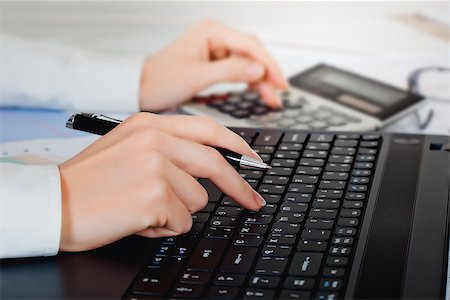 Female hands in combination with items for business Fotografie stock - Microstock e Abbonamento, Codice: 400-07471099