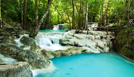 simsearch:400-04377236,k - Erawan Waterfall, Thailand Stock Photo - Budget Royalty-Free & Subscription, Code: 400-07472273