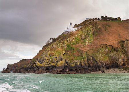 Coastal scene on Sark Lighthouse Foto de stock - Super Valor sin royalties y Suscripción, Código: 400-07472604