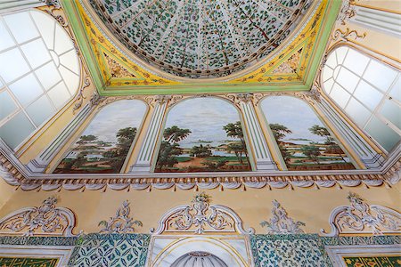 Detail of Harem Ceiling from Topkapi Place in Istanbul Stock Photo - Budget Royalty-Free & Subscription, Code: 400-07472613