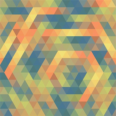 racler - Seamless Triangle Pattern, Background, Texture Vector Geometric Photographie de stock - Aubaine LD & Abonnement, Code: 400-07485512