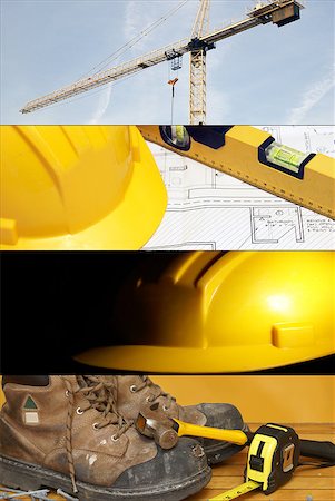 Various images relating to the construction industry. Stock Photo - Budget Royalty-Free & Subscription, Code: 400-07485853