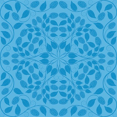 Abstract seamless floral pattern. Retro background. Vector illustration. Stock Photo - Budget Royalty-Free & Subscription, Code: 400-07486808