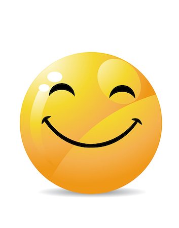 glossy Emoticon Stock Photo - Budget Royalty-Free & Subscription, Code: 400-07486841