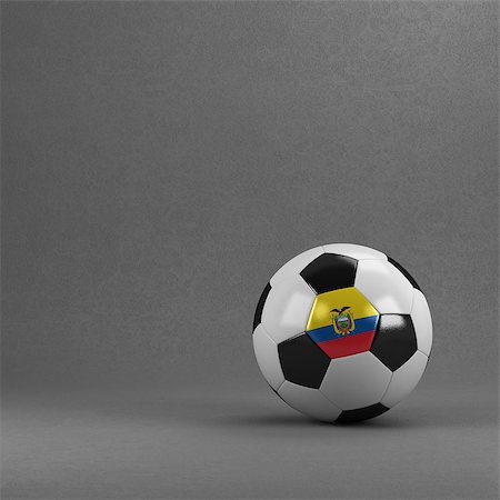 simsearch:400-07466034,k - Ecuadorian soccer ball in front of plaster wall Stockbilder - Microstock & Abonnement, Bildnummer: 400-07480849