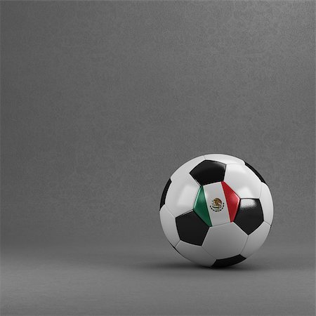 simsearch:400-07466044,k - Mexican soccer ball in front of plaster wall Stockbilder - Microstock & Abonnement, Bildnummer: 400-07480851