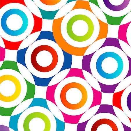 shawlinmohd (artist) - Background with colorful rings Fotografie stock - Microstock e Abbonamento, Codice: 400-07481122