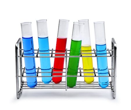 simsearch:400-07473057,k - Labotatory test tube rack with colorful liquid samples Stockbilder - Microstock & Abonnement, Bildnummer: 400-07482685