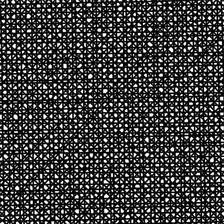 simsearch:400-07507273,k - Design seamless uncolored abstract pattern. Interlaced grid textured background. Vector art Foto de stock - Super Valor sin royalties y Suscripción, Código: 400-07498696