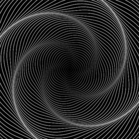 simsearch:400-07717373,k - Design monochrome swirl movement illusion background. Abstract striped distortion geometric backdrop. Spider web texture. Vector-art illustration Foto de stock - Super Valor sin royalties y Suscripción, Código: 400-07498703