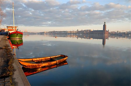 stockholm city hall - The city hall, Stockholm. Stock Photo - Budget Royalty-Free & Subscription, Code: 400-07498999