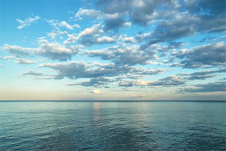 serbysh (artist) - Beautiful seascape with orange warm sunrise, vacation concept Photographie de stock - Aubaine LD & Abonnement, Code: 400-07504705