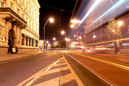 simsearch:400-07105191,k - City light trails Stockbilder - Microstock & Abonnement, Bildnummer: 400-07504815