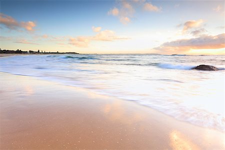 simsearch:400-07667033,k - The soft morning colours and hues at the beach in Autumn, Hargraves Beach, NSW Australia Stock Photo - Budget Royalty-Free & Subscription, Code: 400-07505711