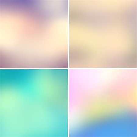 simsearch:400-08753688,k - Abstract colorful blurred vector backgrounds set 16 Foto de stock - Super Valor sin royalties y Suscripción, Código: 400-07507011