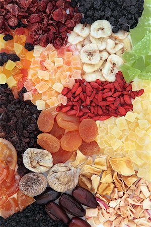 simsearch:400-04180777,k - Dried fruit selection forming an abstract background. Photographie de stock - Aubaine LD & Abonnement, Code: 400-07507651