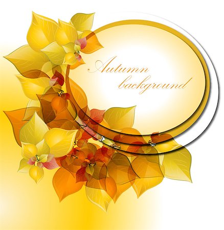 Autumn background Stock Photo - Budget Royalty-Free & Subscription, Code: 400-07507965