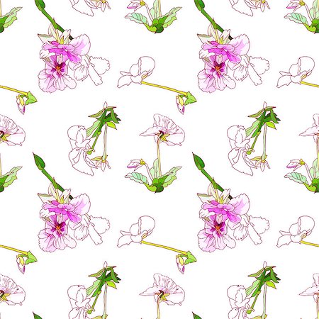 simsearch:400-07510594,k - Elegant floral wallpaper - seamless pattern Stock Photo - Budget Royalty-Free & Subscription, Code: 400-07508948