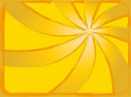 simsearch:400-06411697,k - Vector Sunburst abstract background. yellow sun wallpaper Fotografie stock - Microstock e Abbonamento, Codice: 400-07509004