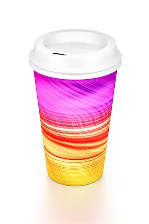 An image of a typical coffee to go cup Stock Photo - Budget Royalty-Free & Subscription, Code: 400-07509318