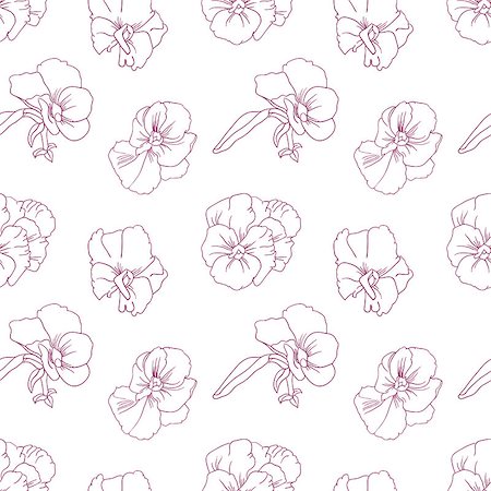 simsearch:400-07510594,k - Elegant floral wallpaper - seamless pattern Stock Photo - Budget Royalty-Free & Subscription, Code: 400-07509311