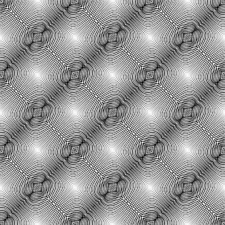 simsearch:400-07512933,k - Design seamless uncolored diagonal striped lines pattern. Abstract oval geometric textured background. Vector art Foto de stock - Super Valor sin royalties y Suscripción, Código: 400-07500271