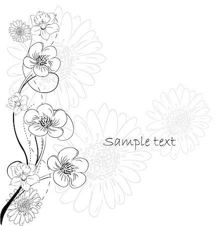 simsearch:400-07217139,k - flower design Photographie de stock - Aubaine LD & Abonnement, Code: 400-07501034