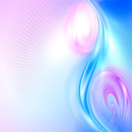 energy swirl - Abstract blue and purple waving background Stock Photo - Budget Royalty-Free & Subscription, Code: 400-07501098