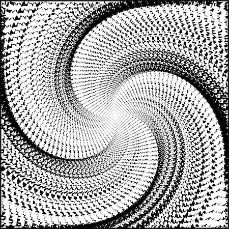 simsearch:400-07717373,k - Design monochrome whirlpool movement geometric background. Abstract motley distortion backdrop. Vector-art illustration Foto de stock - Super Valor sin royalties y Suscripción, Código: 400-07501153