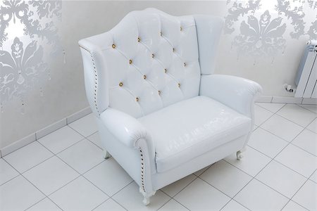 simsearch:400-04840458,k - beautiful white armchair in a modern apartment Stock Photo - Budget Royalty-Free & Subscription, Code: 400-07501539