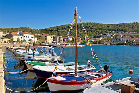 simsearch:400-07633210,k - Town of Vinjerac, picturesque harbor, Dalmatia, Croatia Stock Photo - Budget Royalty-Free & Subscription, Code: 400-07501698
