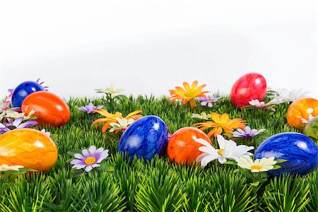 race congratulations not illustration - easter meadow in front of a white background Stock Photo - Budget Royalty-Free & Subscription, Code: 400-07502102