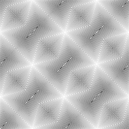 simsearch:400-07631287,k - Design seamless monochrome diagonal geometric pattern. Abstract diamond lines textured background. Vector art Stock Photo - Budget Royalty-Free & Subscription, Code: 400-07503080