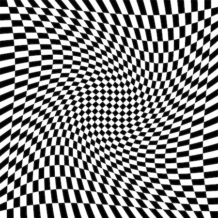 simsearch:400-07516420,k - Design monochrome motion illusion checkered background. Abstract torsion backdrop. Vector-art illustration Foto de stock - Super Valor sin royalties y Suscripción, Código: 400-07503104