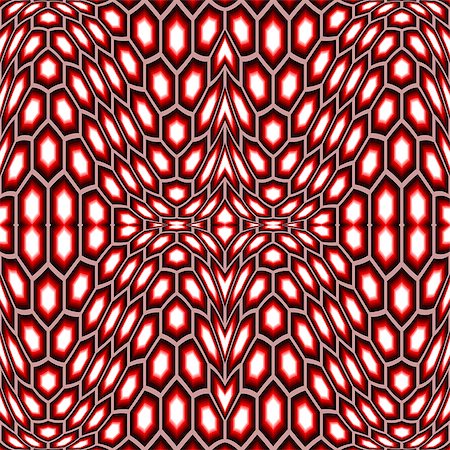 simsearch:400-07507273,k - Design seamless distorted hexagon geometric pattern. Colorful textured background. No gradient. Vector art Foto de stock - Super Valor sin royalties y Suscripción, Código: 400-07503114