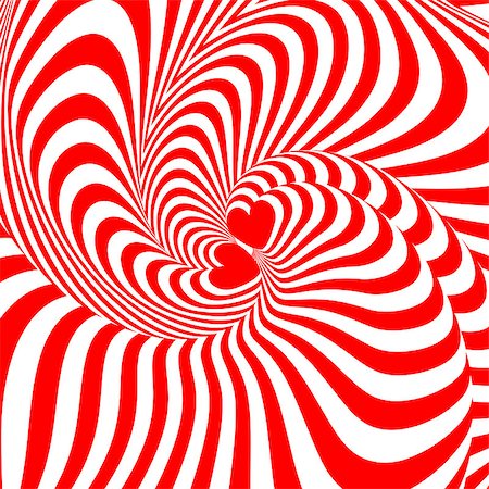 simsearch:400-07512933,k - Design hearts swirl movement illusion background. Abstract strip torsion backdrop. Vector-art illustration Foto de stock - Super Valor sin royalties y Suscripción, Código: 400-07503125